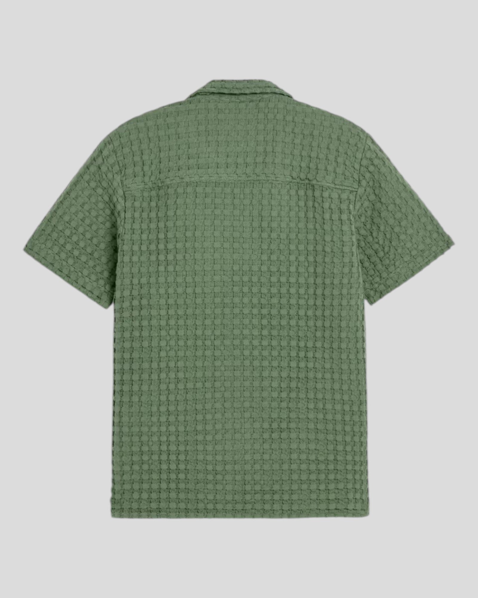 Oas || Waffle Cuba Shirt - Green OAS Compagny