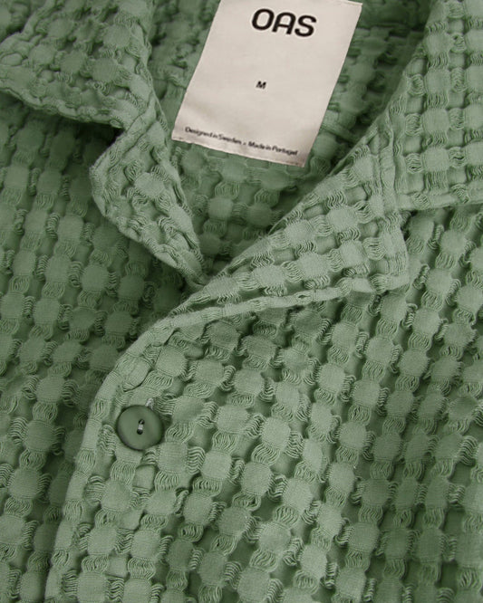Oas || Waffle Cuba Shirt - Green OAS Compagny