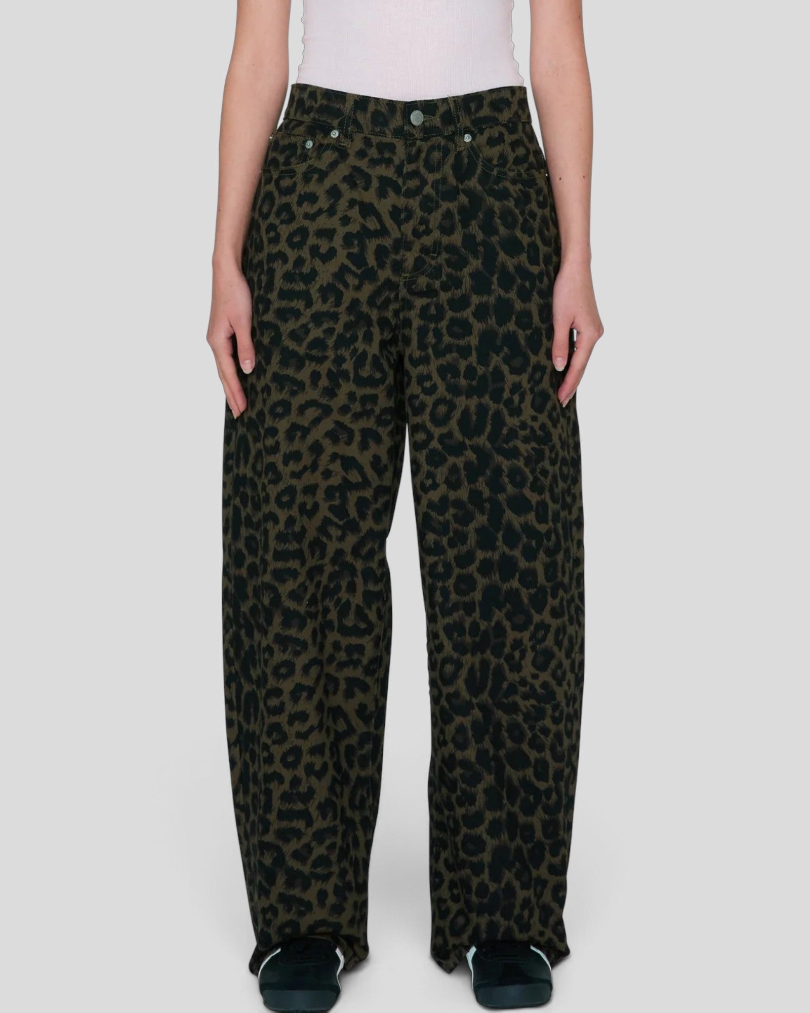 Obey || Allysa 5 Pockets Denim - leopard Obey
