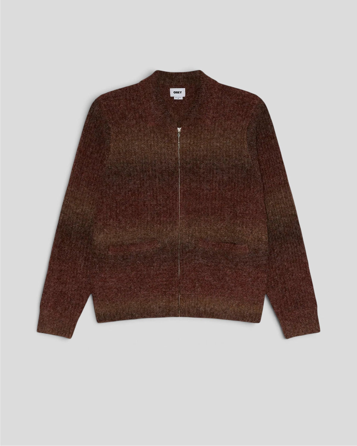 Obey || Anton Gradient Cardigan - Brown Multi - M' Obey