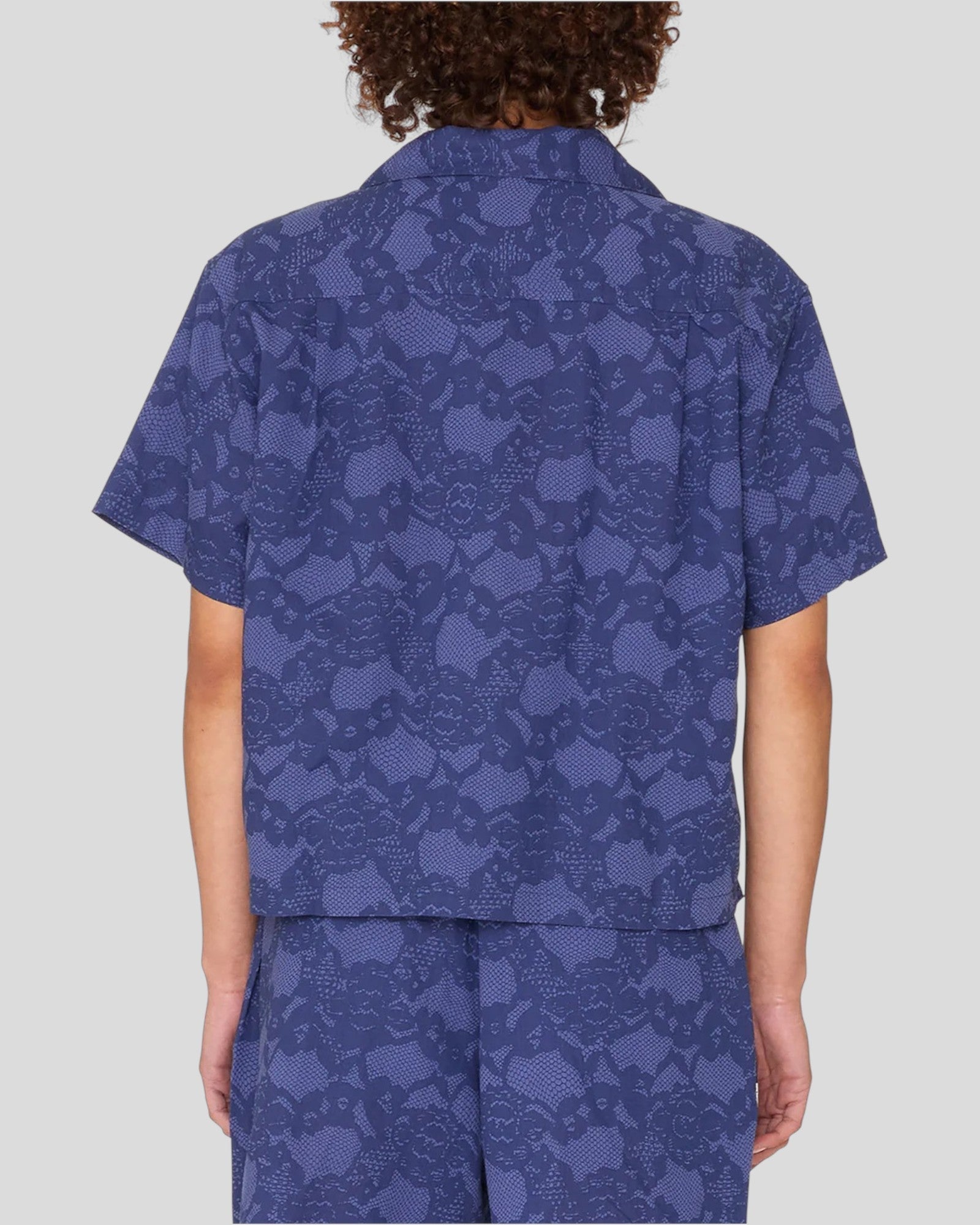 Obey || Cecilie Lace SS Shirt - Blue Multi Obey