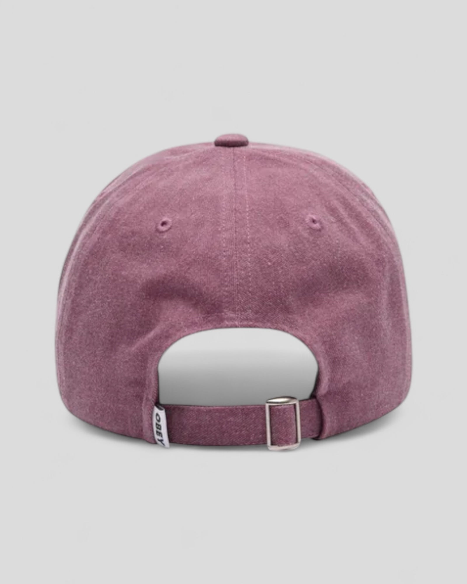 Obey || Cross Stitch Collegiate Cap - Washed Berry Obey