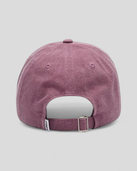 Obey || Cross Stitch Collegiate Cap - Washed Berry Obey
