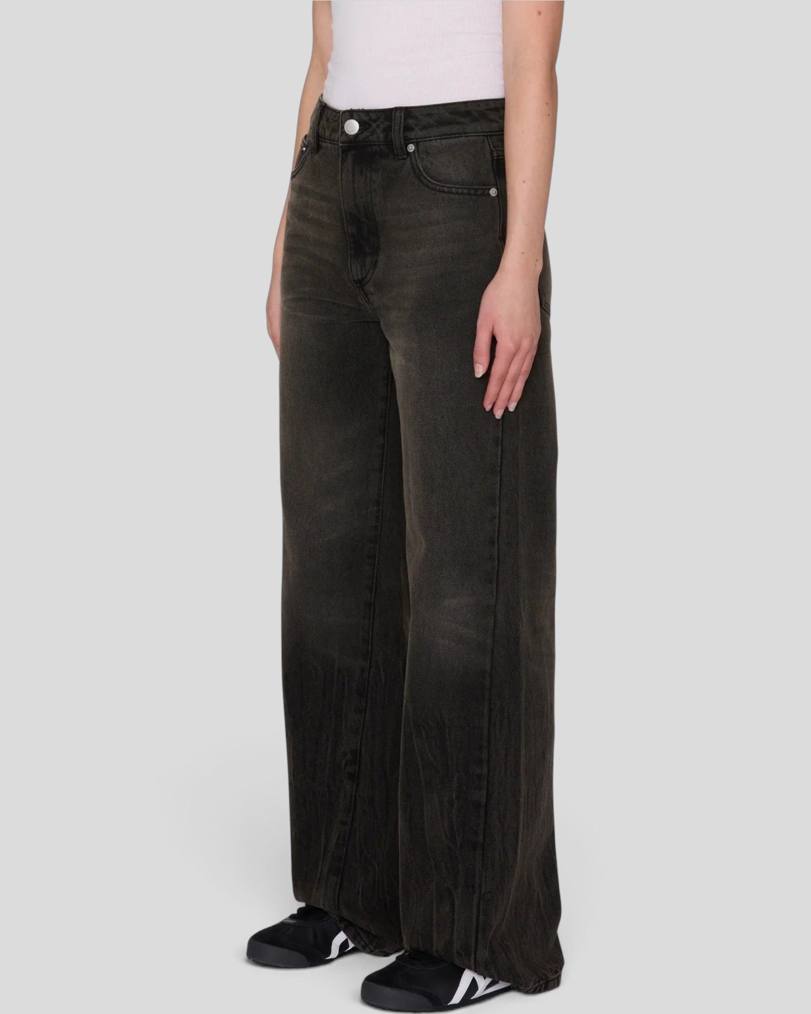 Obey || Elara 5 Pocket Denim - Black Mocha Wash Obey