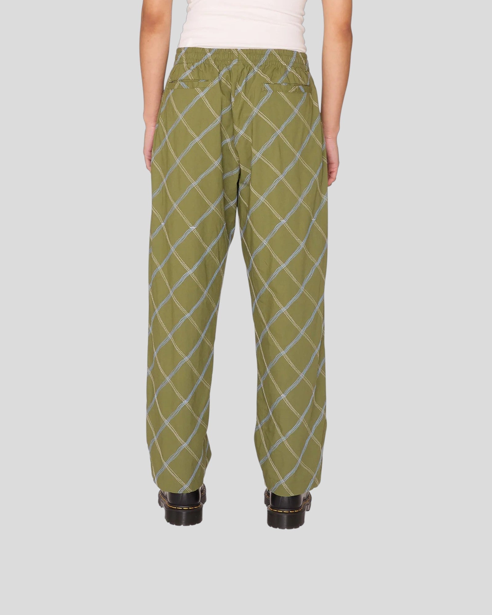 Obey || Lilith Diamond Stitch Pant - Olivine Multi Obey