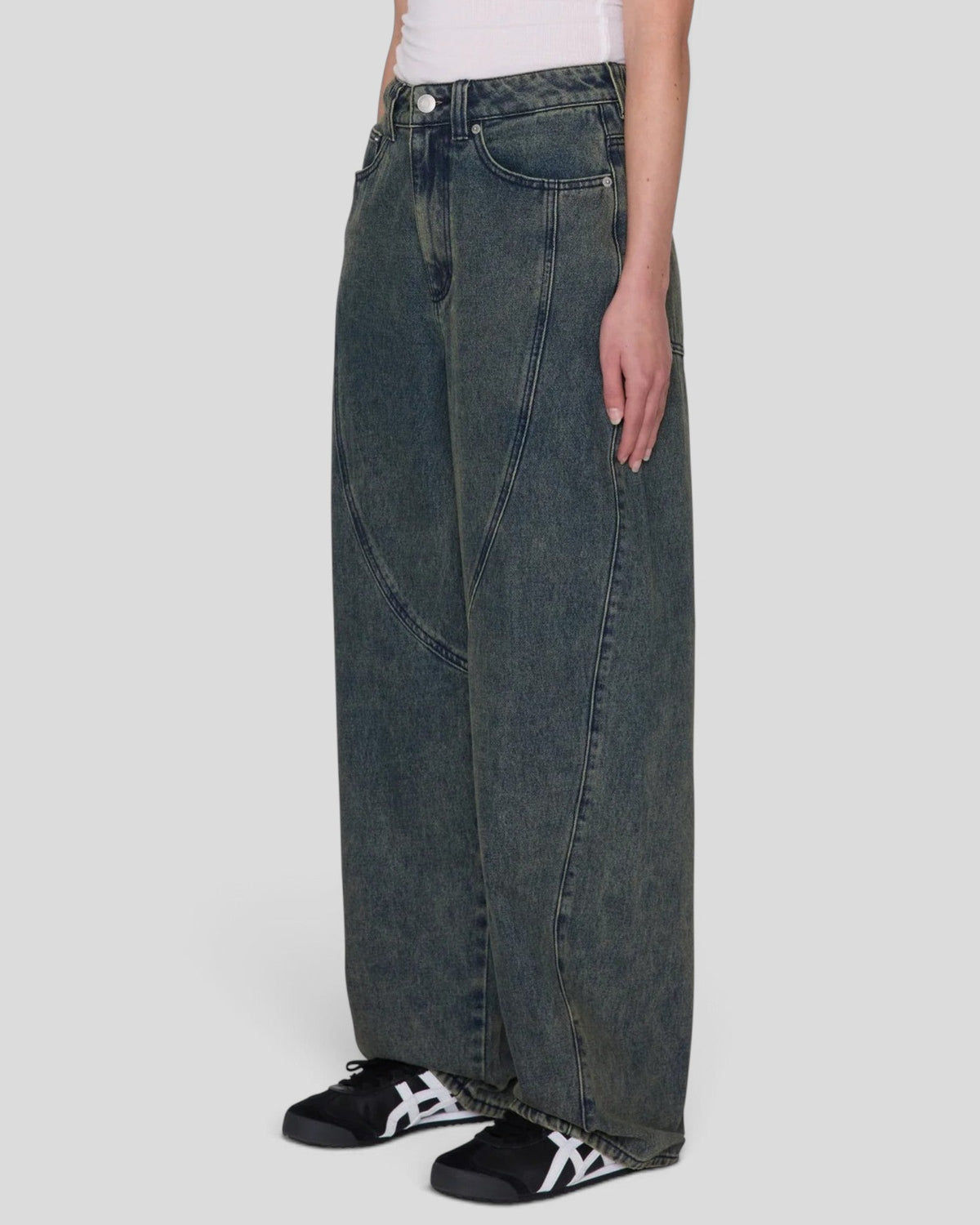 Obey || Nana 5 Pocket Denim - Yellow Tint Wash Obey