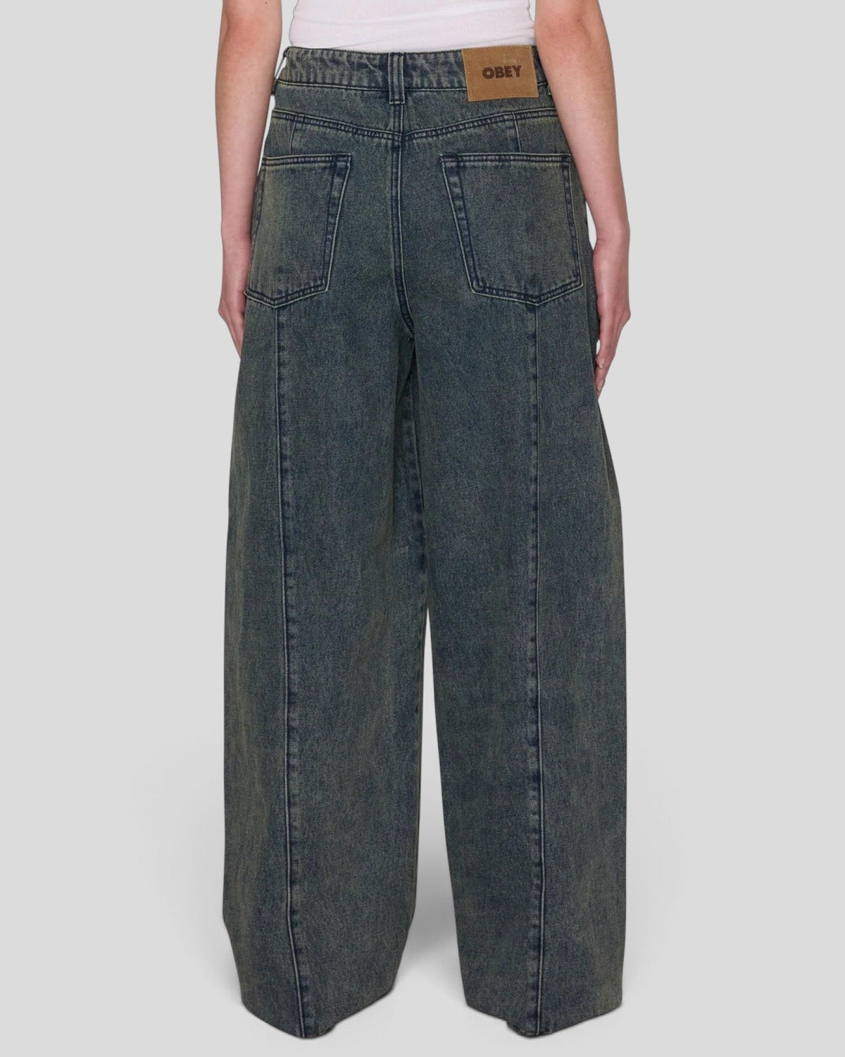 Obey || Nana 5 Pocket Denim - Yellow Tint Wash Obey