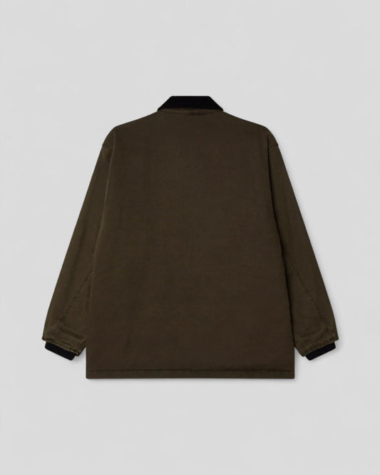 Obey || Norton Barn Coat - Black/ Olive Faded Wash Obey