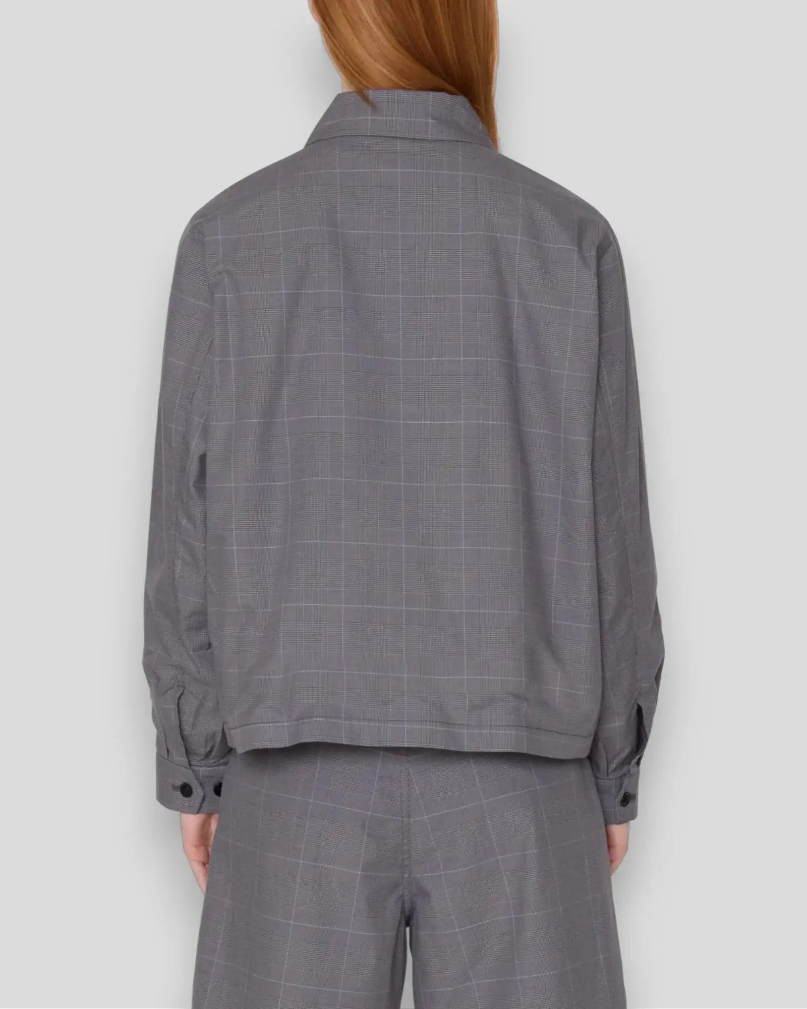 Obey || Olivia Plaid Jacket - Grey Obey