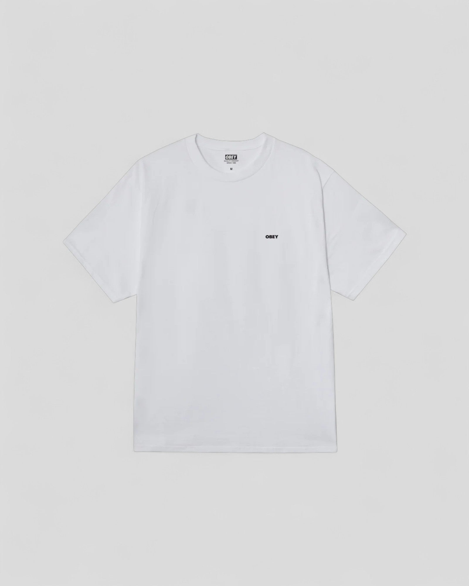 Obey || Quarter Icon T-Shirt - White Obey