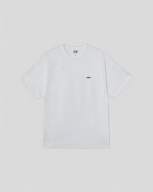 Obey || Quarter Icon T-Shirt - White Obey