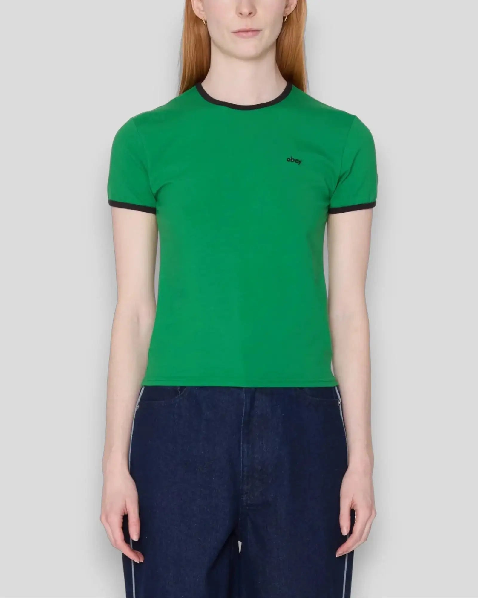 Obey || Duvall Ringer Tee - Green Obey