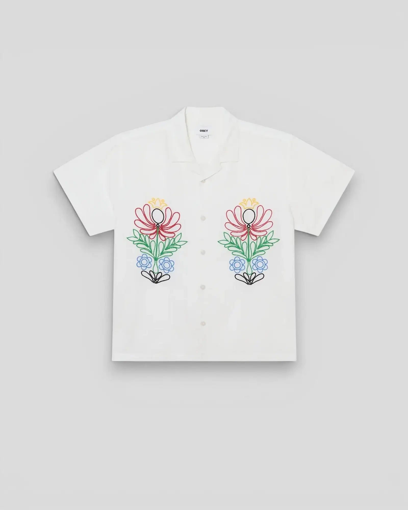 Obey || Perry Woven - White - M' Obey