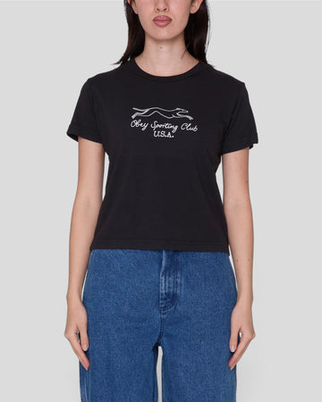 Obey || Sporting Club T-Shirt - Digital Black
