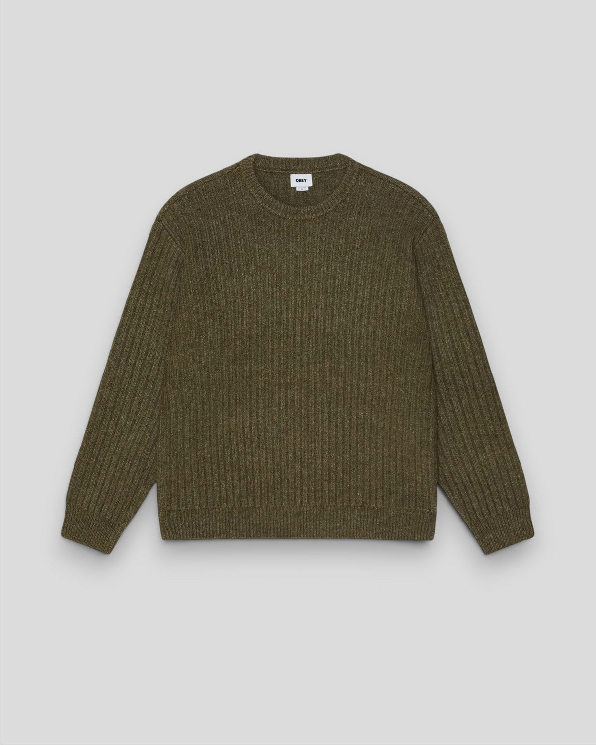 Obey || Drex Sweater - Heather Green - M' Obey
