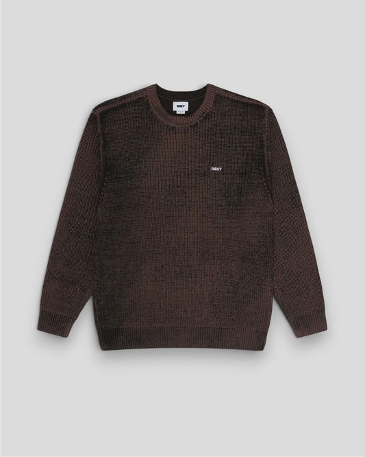 Obey || Spray Effect Sweater - Morel Multi - M' Obey