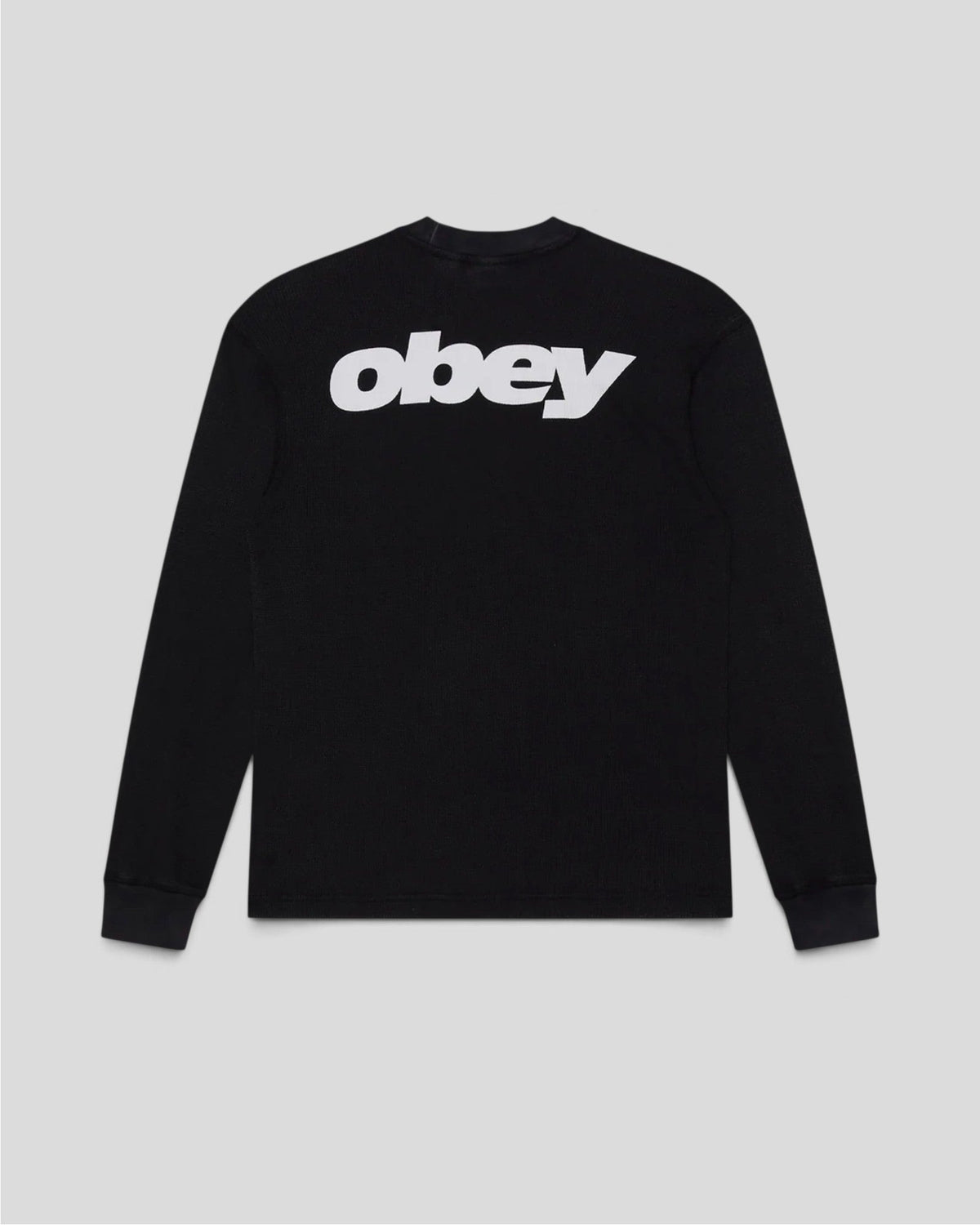 Obey || League Thermal L/S T-Shirt -  Dusty Black Limo - M' Obey