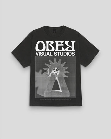 Obey || Visual Disruption T-Shirt - Pigment Dusty Black - M' Obey