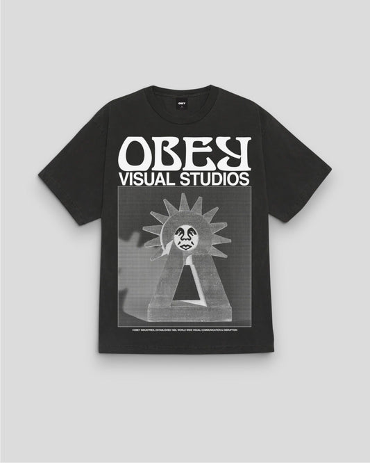Obey || Visual Disruption T-Shirt - Pigment Dusty Black - M' Obey