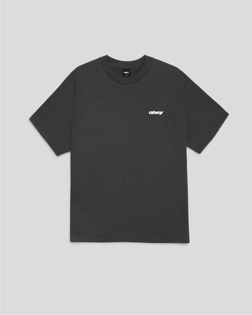 Obey || Wave T-Shirt -Vintage Black -M' Obey