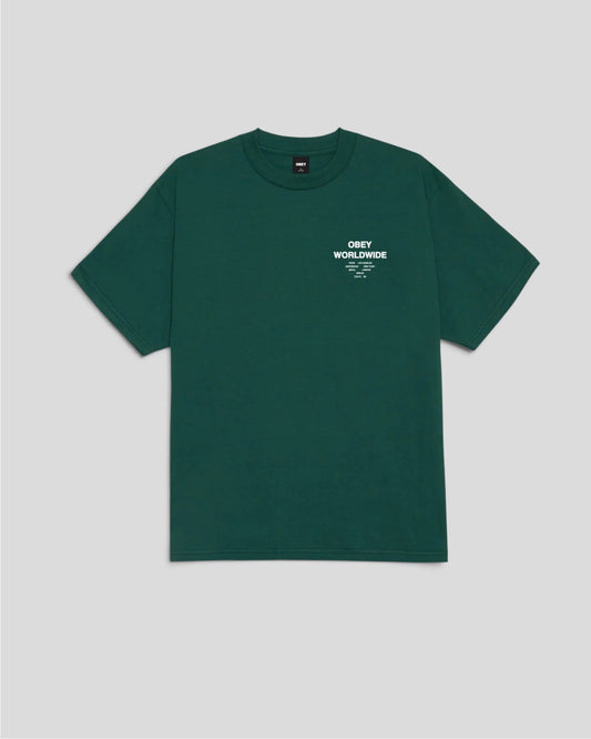 Obey || Angel Above T-Shirt -Rainforest -M' Obey