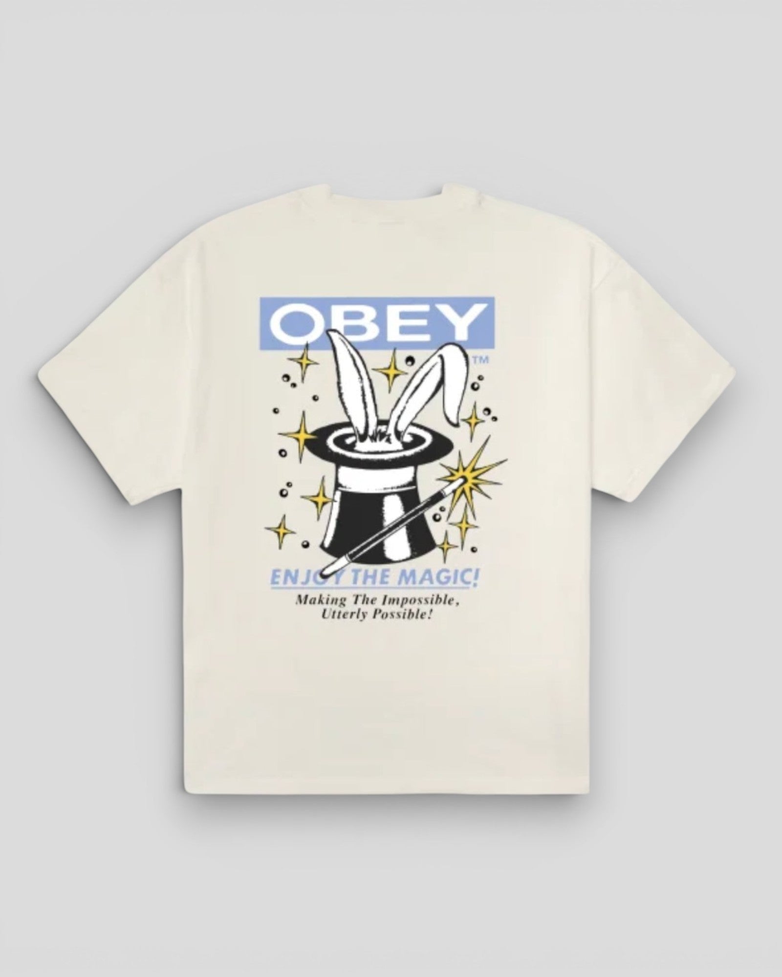 Obey || Enjoy The Magic T-Shirt - Vintage White - M’ Obey