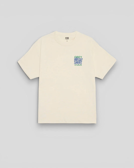 Obey || Grown With Love T-Shirt - Cream - M’ Obey