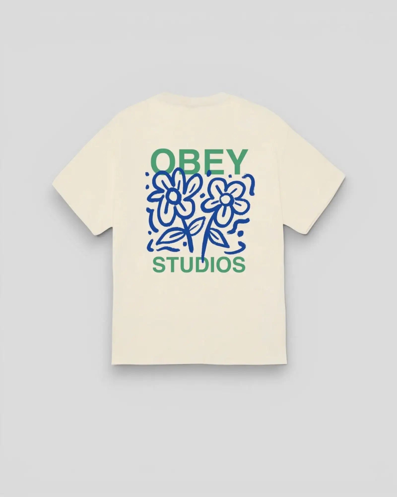 Obey || Grown With Love T-Shirt - Cream - M’ Obey