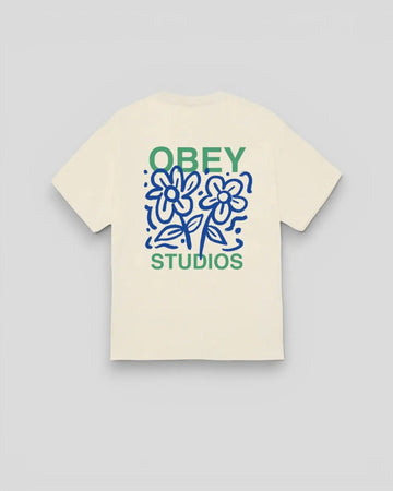 Obey || Grown With Love T-Shirt - Cream - M’ Obey