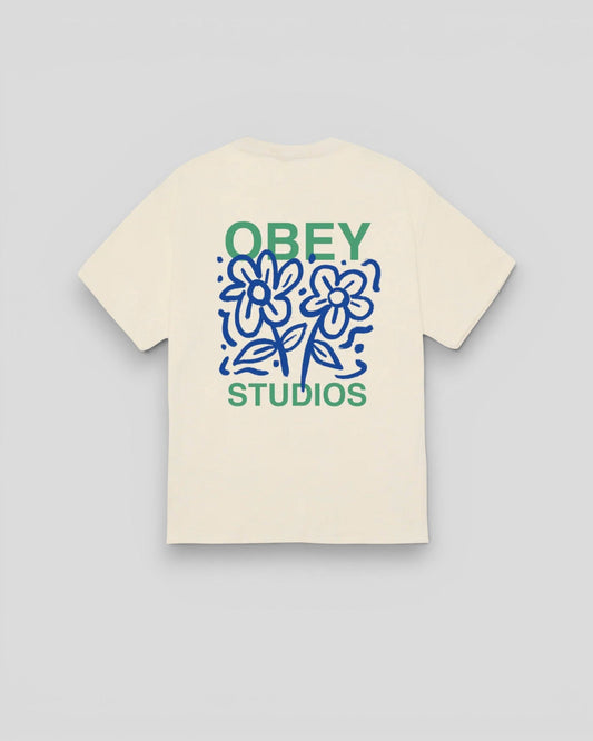 Obey || Grown With Love T-Shirt - Cream - M’ Obey