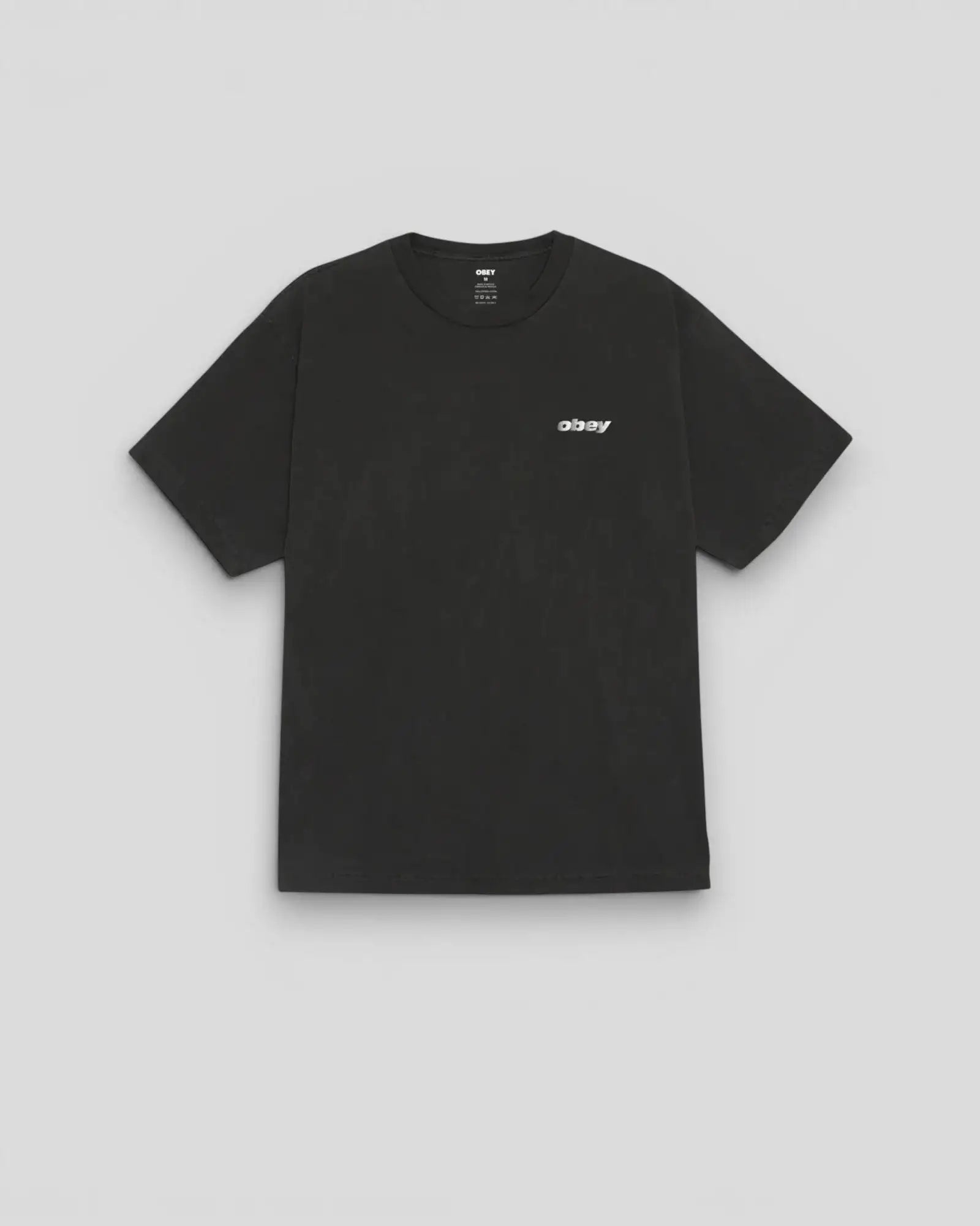 Obey || Diffusion Pigment T-Shirt - Dusty Black - M’ Obey