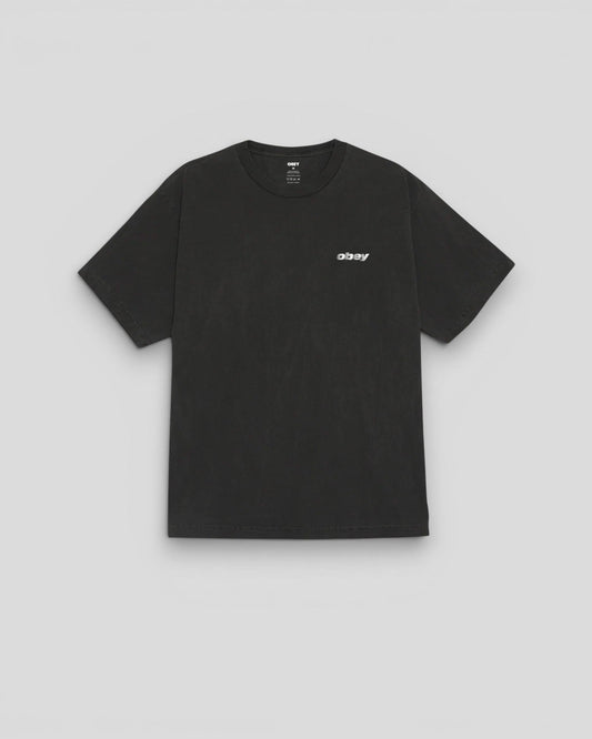 Obey || Diffusion Pigment T-Shirt - Dusty Black - M’ Obey