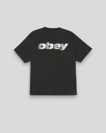 Obey || Diffusion Pigment T-Shirt - Dusty Black - M’ Obey