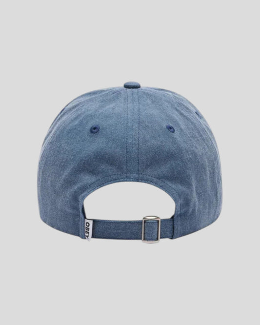 Obey || Washed Twill Flower Cap - Washed Navy Obey
