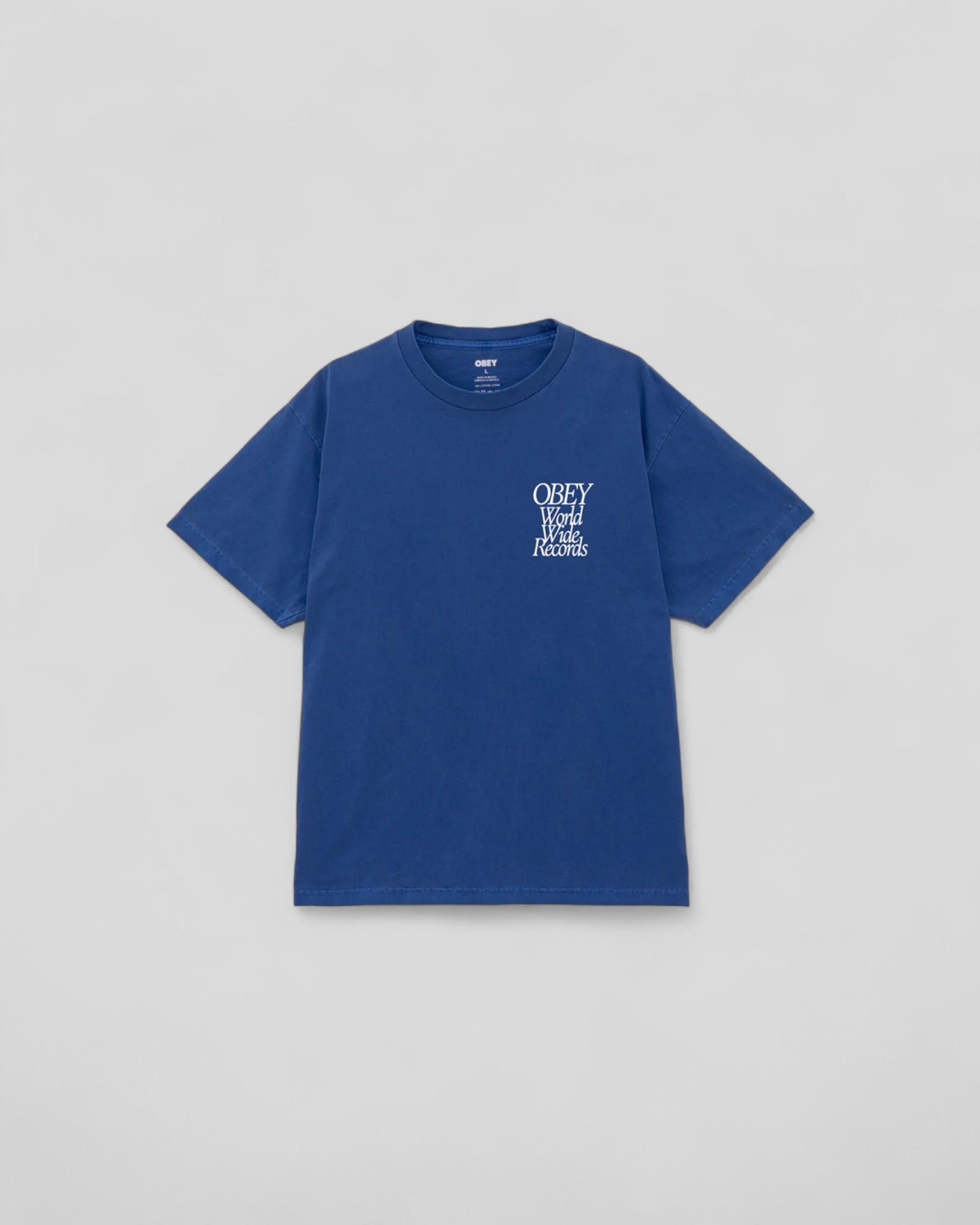 Obey || Worldwide Records - Pigment Electric Indigo - M' Obey