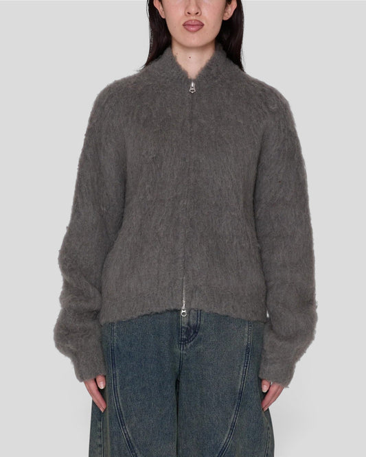 Obey || Caia Sweater Bomber - Charcoal Obey