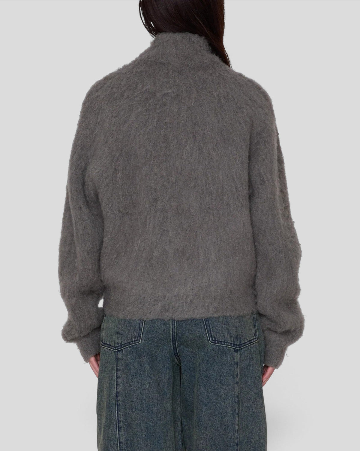 Obey || Caia Sweater Bomber - Charcoal Obey