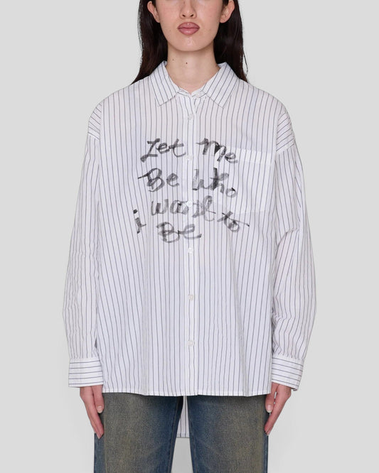Obey || Carlotta Stripe Shirt - White Multi Obey
