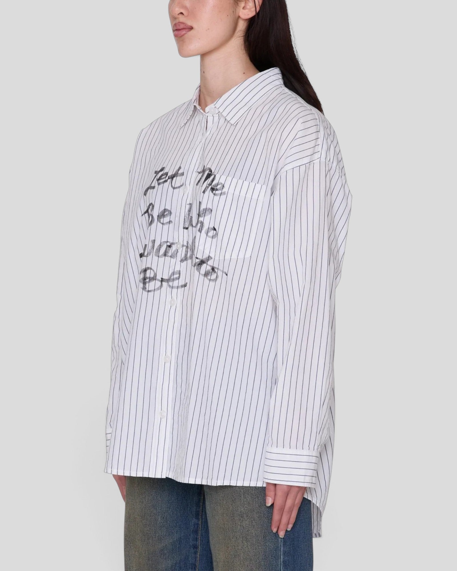 Obey || Carlotta Stripe Shirt - White Multi Obey
