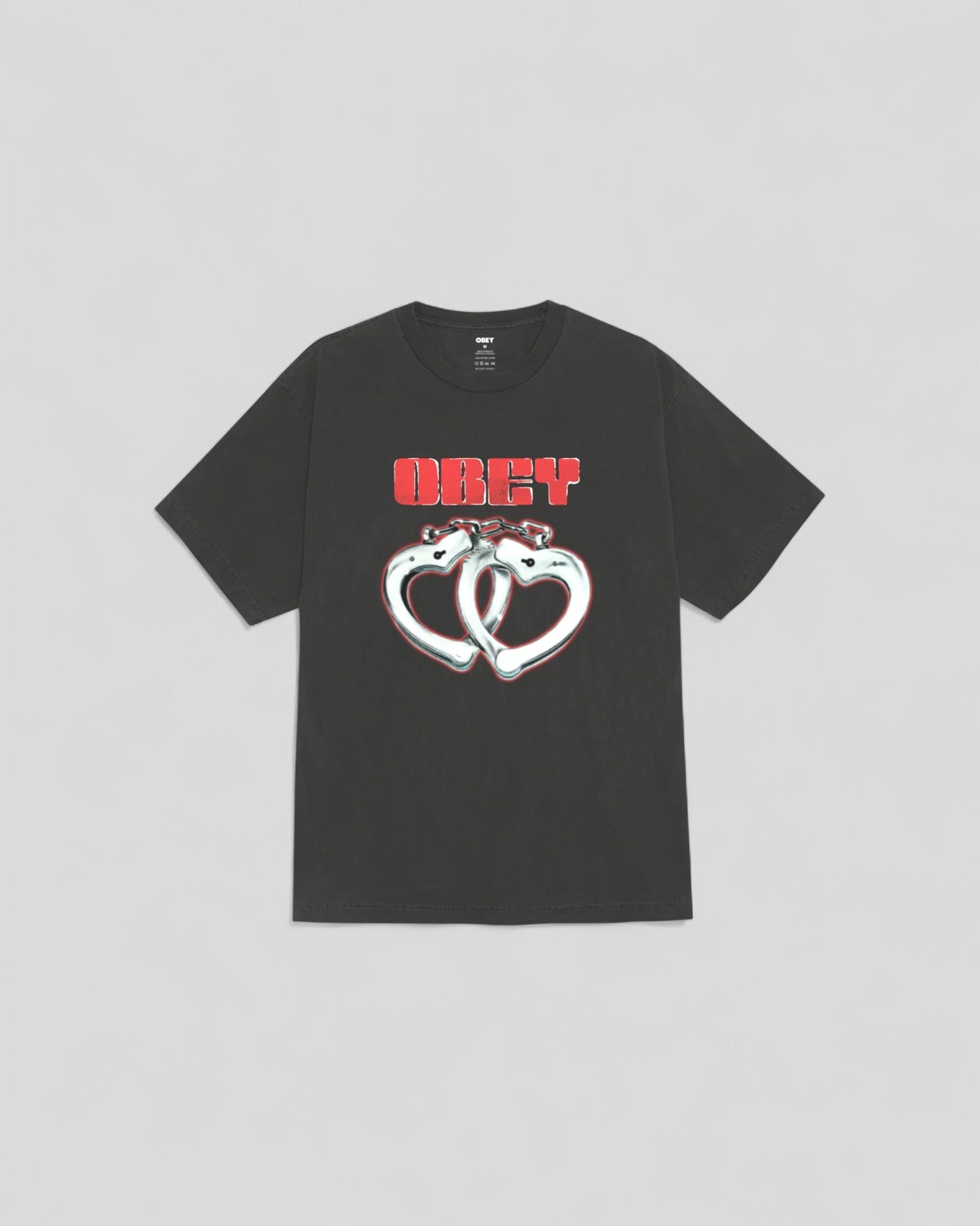 Obey || Cuffs Tee - Dusty Black Obey