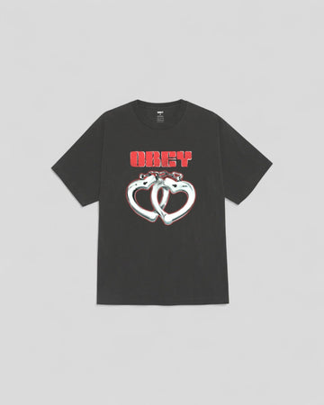 Obey || Cuffs Tee - Dusty Black Obey