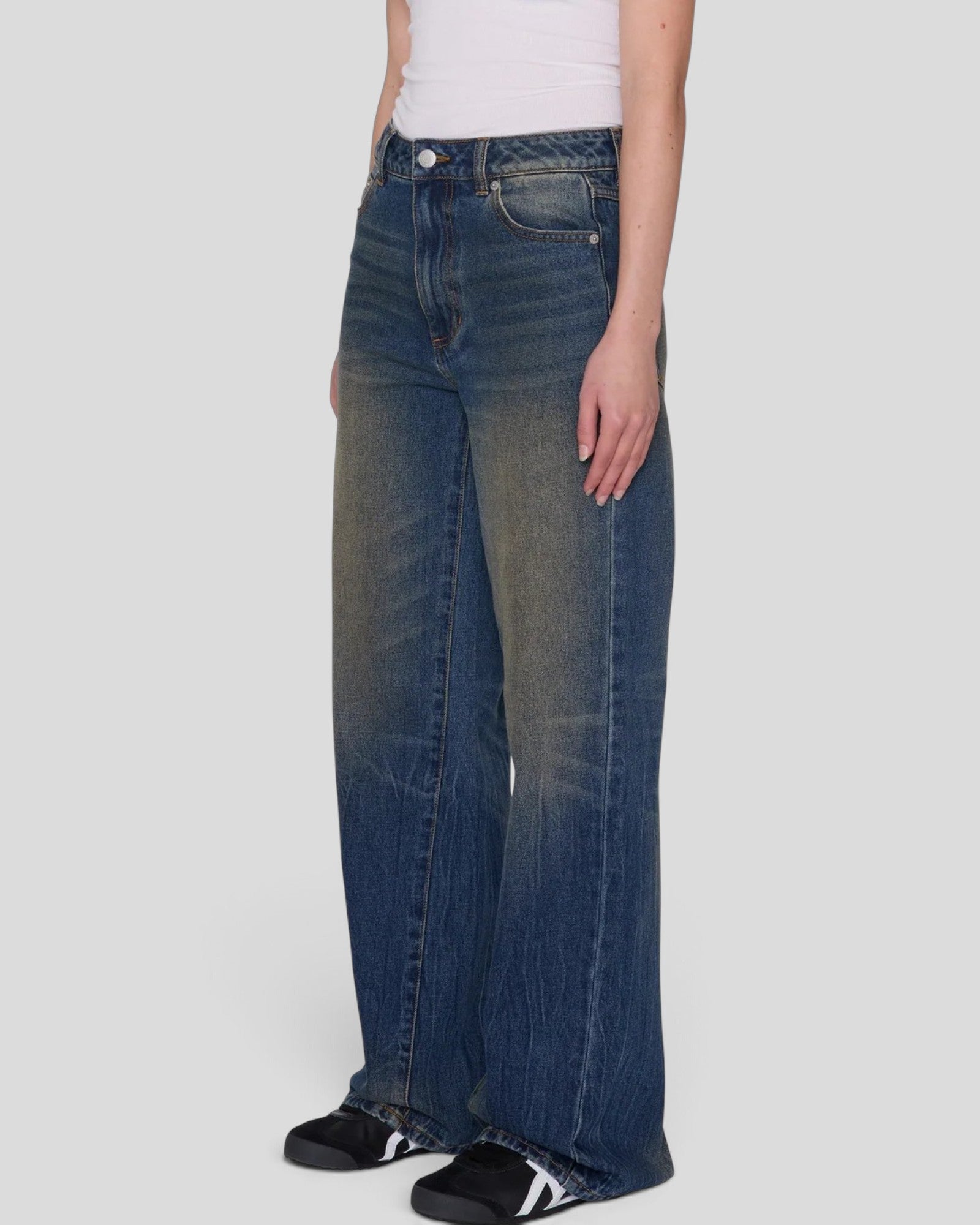 Obey || Nana 5 Pocket Denim - Black Mocha Wash Obey