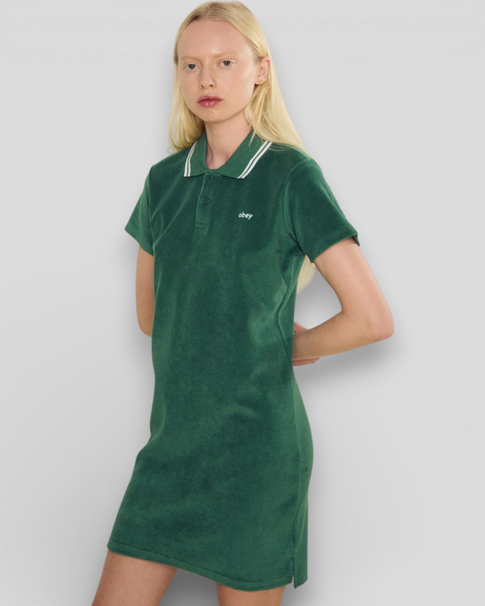 Obey || Lucia Polo Dress - Green Obey