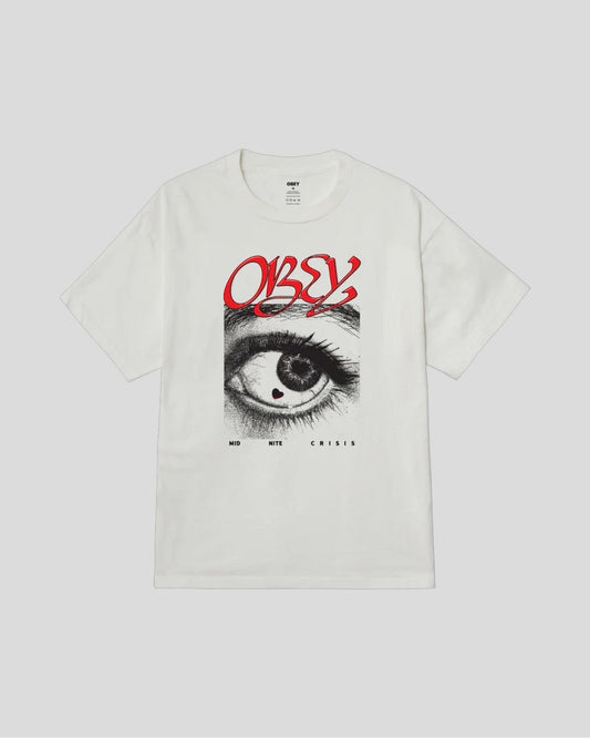 Obey || Midnite Crisis T-Shirt - Vintage White Obey
