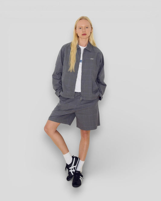 Obey || Olivia Plaid Short - Grey Plaid Obey