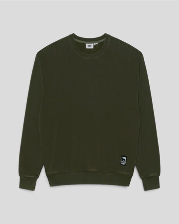 Obey || Post Crewneck - Dusty Black Olive Obey