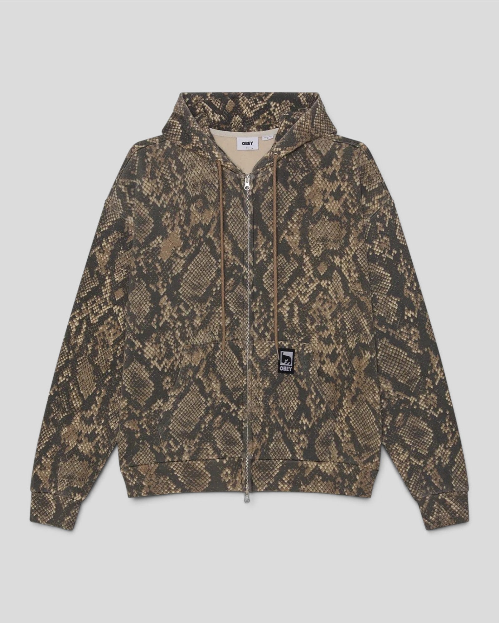 Obey || Post Zip Hood - Vintage Rattlesnake Obey