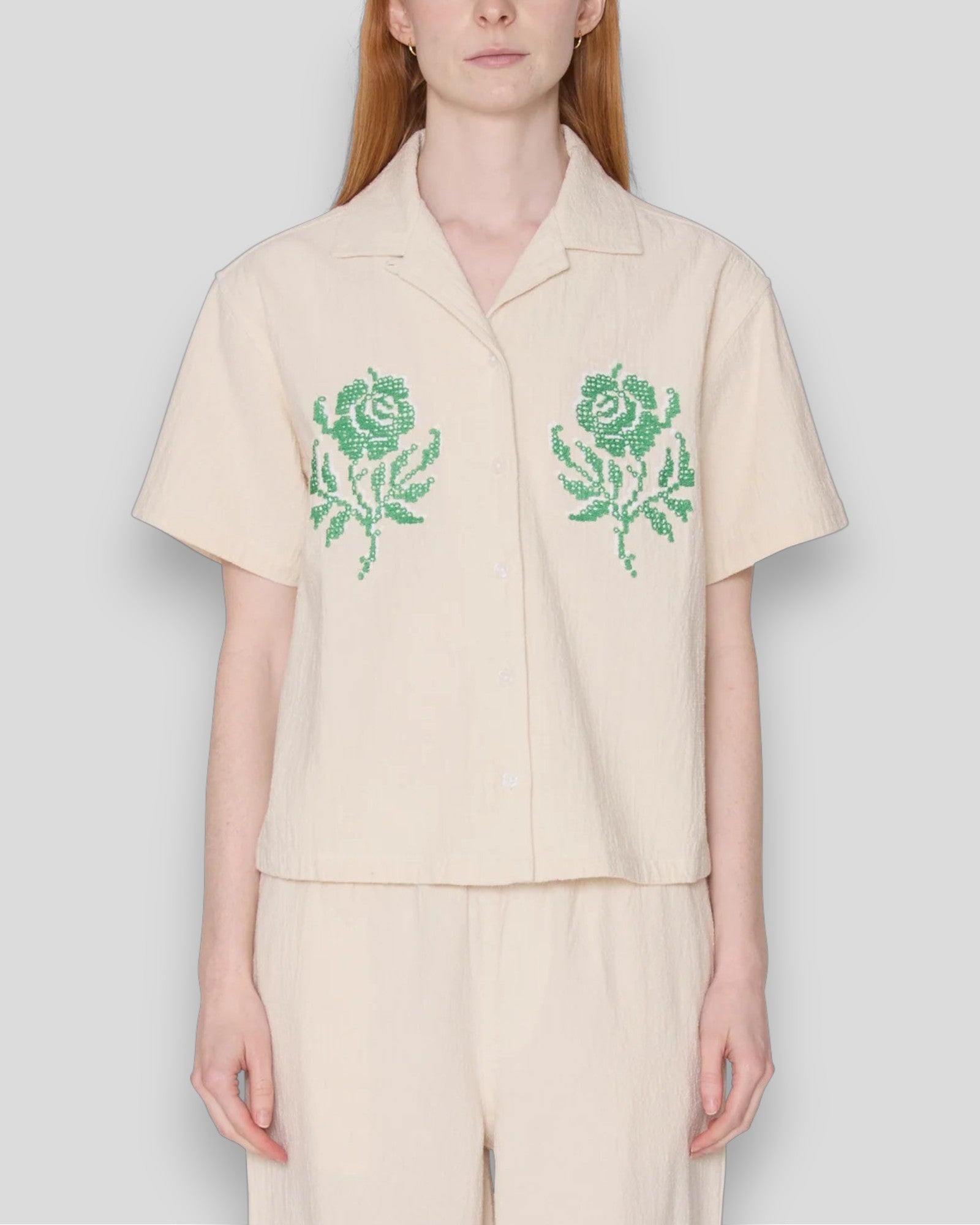 Obey || Roses SS Shirt - Natural Obey