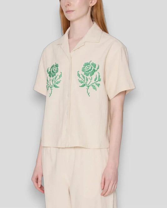 Obey || Roses SS Shirt - Natural Obey