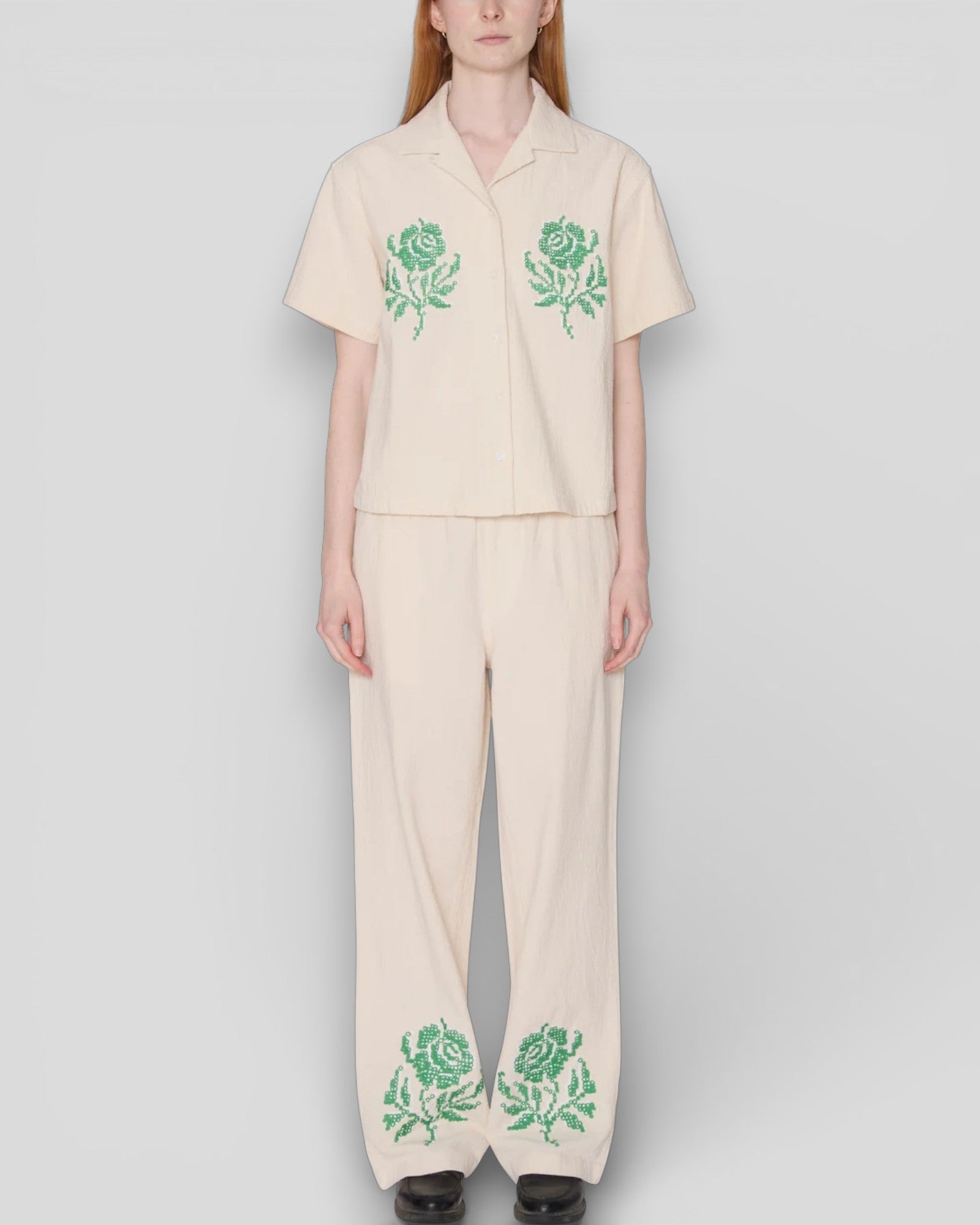 Obey || Roses SS Shirt - Natural Obey